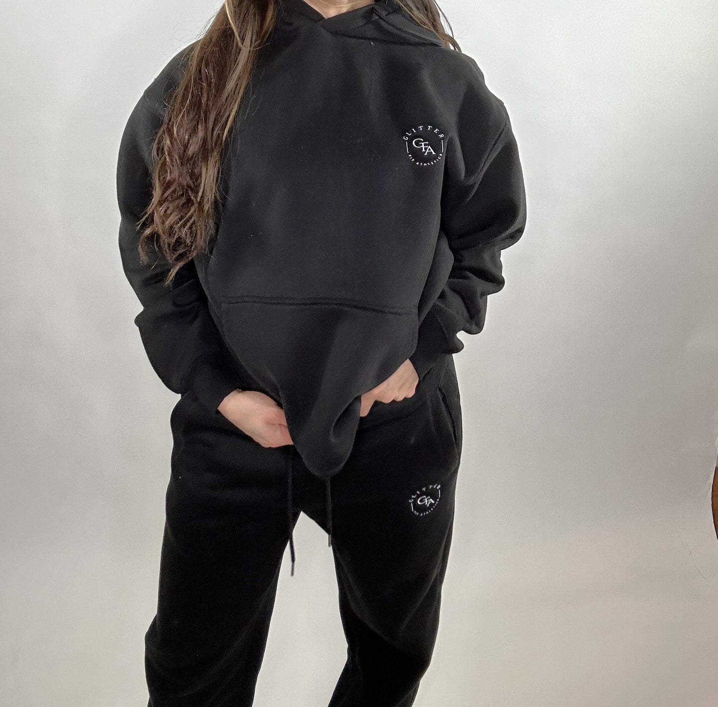 Midnight Bloom - Fleeced Hoodie