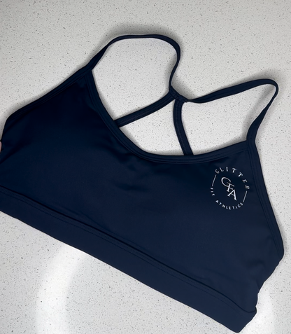 Midnight Bloom - Sports Bra